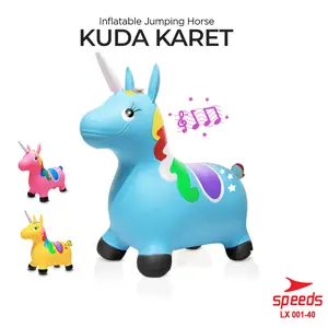 SPEEDS Mainan Kuda Kudaan Karet Anak Toys 001-40