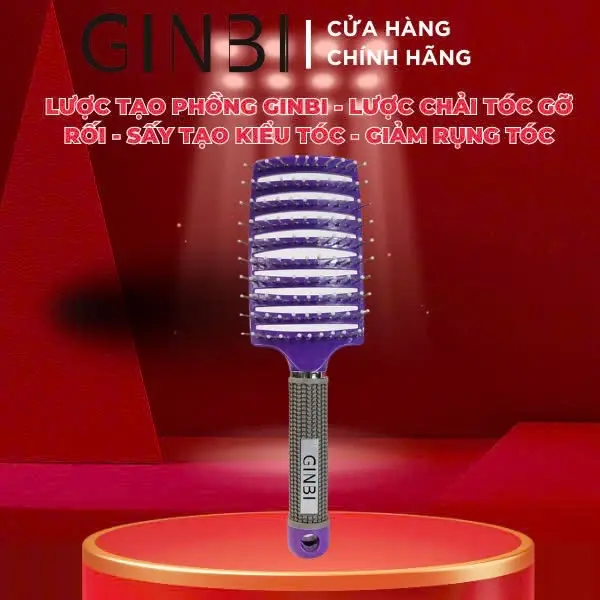 LƯỢC TẠO PHỒNG GINBI - LƯỢC CHẢI TÓC GỠ RỐI - GIẢM RỤNG TÓC - SẤY TẠO KIỂU