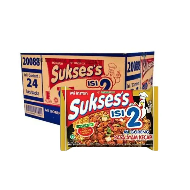 Mie Sukses Isi 2 [ 1 Dus Isi 24 Pcs] / Mi Instan Mie Goreng Mie Kuah Kari Ayam Kecap Ayam Geprek Ayam Kremes Rendang 4