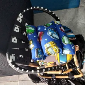 DUDUKAN KURSI BONCENGAN ANAK MOTOR MATIC/ANYAMAN SETENGAH LILIT/POLOS BONUS BANTAL STANG DAN SABUK PENGAMAN//BEAT//VARIO//SCOPPY//MIO//SPINN//SPACE