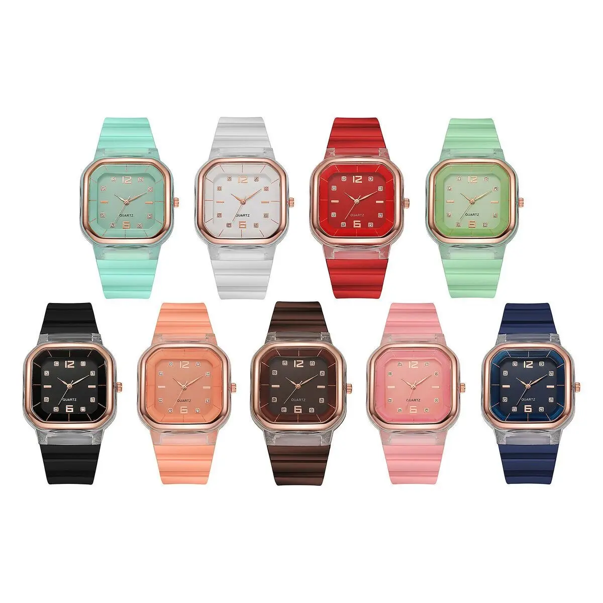 WOMEN QUARTZ WATCHES FOR WOMEN WATCHES LADIES JAM TANGAN SILICONE SPORTS