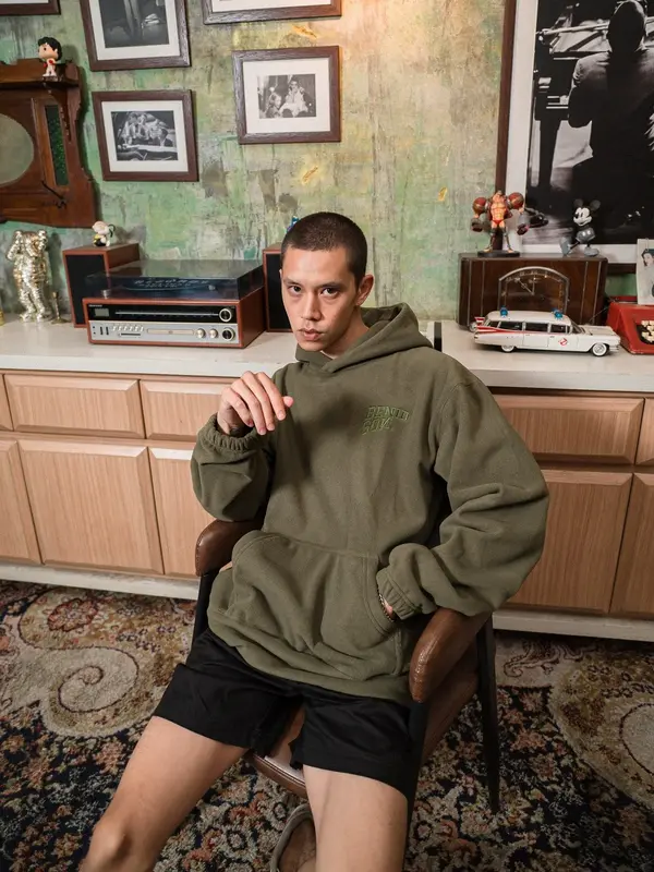 Benidson Baggy Hoodie Oversized Boxy Pullover Army Freick 1
