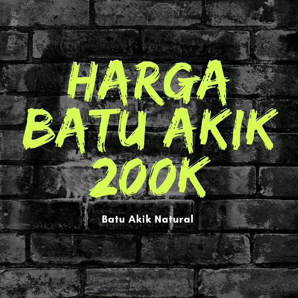 Paket Batu Akik 200k Live