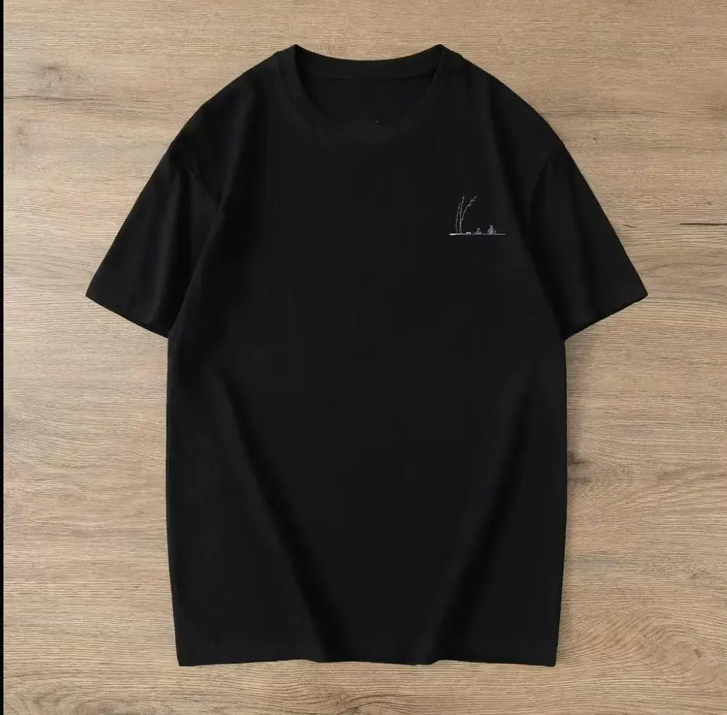 New loose cotton printed T-shirt American sports casual short-sleeved T-shirt, unisex