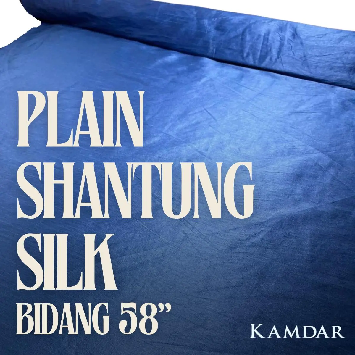 KAMDAR PLAIN SHANTUNG SILK 58" MODERN RAYA 2024 KAIN PASANG Moden Terbaru 2024 Style Murah Aesthetic stylish Raya Bell Satin