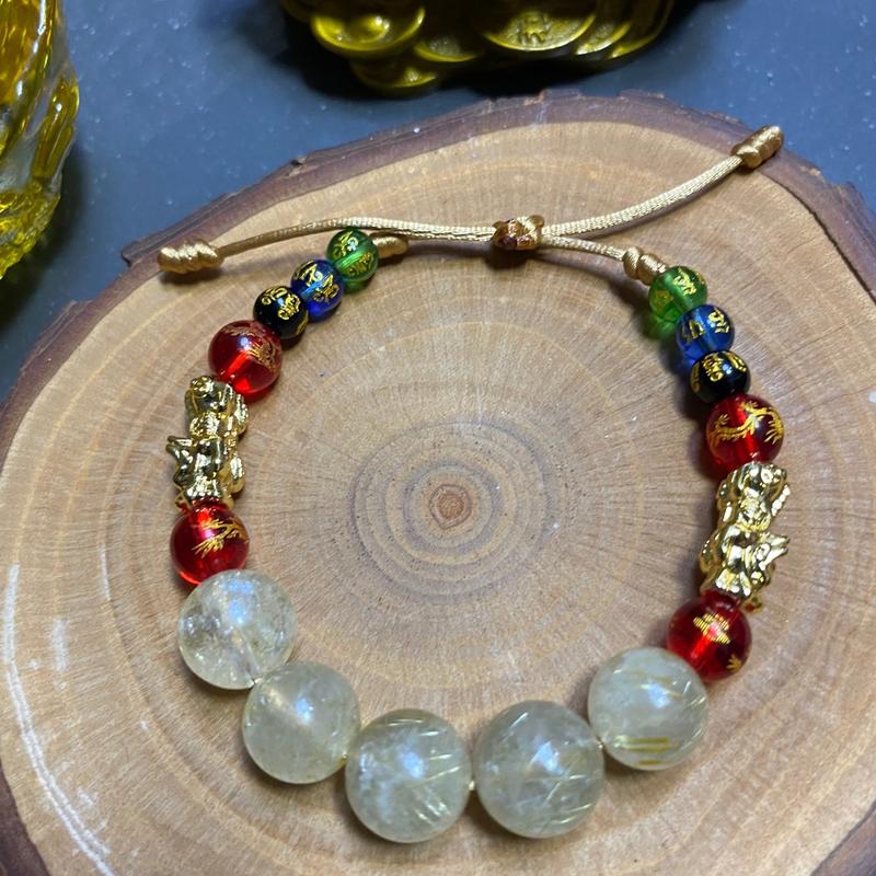 Gelang 5 Dewi Kekayaan Rejeki Batu Sedana Asli Grade AA ORIGINAL Bracelets 7