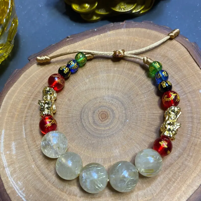 Gelang 5 Dewi Kekayaan Rejeki Batu Sedana Asli Grade AA ORIGINAL Bracelets 6