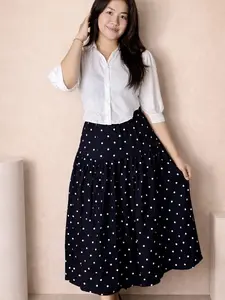 ROK MOTIF FLORAL BAHAN RAYON PISCOT Dengan Desain Elegan dan Nyaman untuk Penggunaan Sehari-hari