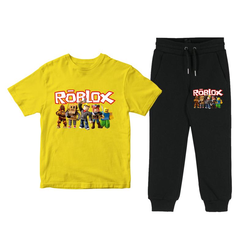 Product Introduction of Setelan Anak Kaos Dan Celana Roblox - Set Baju Roblox Anak - Baju Game Roblox 37