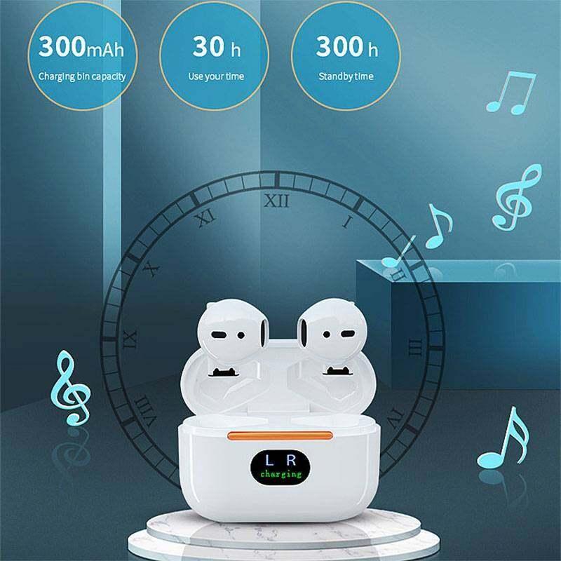 Pro5plus - Alat dengar wayarles Bluetooth TWS, Paparan digital mini 5.0, Tidak berlengah-lengah, kuasa rendah, penyumbat telinga jarak jauh, fon telinga sukan mini, pengurangan hingar, fon telinga kalis air 2