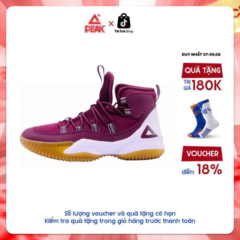 Giày bóng rổ Outdoor PEAK Streetball Master DA830551 Chơi Bóng Rổ Đế Cao su RB Bền Bỉ Bảo Hành 6 Tháng Chính Hãng