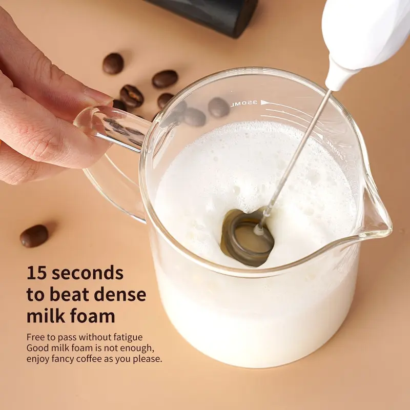 Pengaduk Telur Kopi Elektrik Bisa di jadikan pengaduk Krimer - Cappuccino Maker Mini Electric Hand Mixer WHISK Alat Kocok Telur Elektrik | Milk Frother Mixer Kopi Dalgona Milkshake Pengocok Minuman Pengaduk Coffee Latte 8