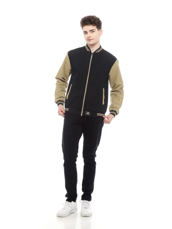 ALTHA Jaket Bomber Polos Basic Premium Jaket Bomber Bahan Kanvas Premium Best Seller Jaket Bomber Kanvas Elegant 7