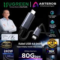 Gambar UGREEN Kabel USB 4.0 240W Gen4 Video Display 16K @60Hz Speed Transfer 80Gbps dari Ugreen Serpong Kab. Tangerang 1 Tokopedia