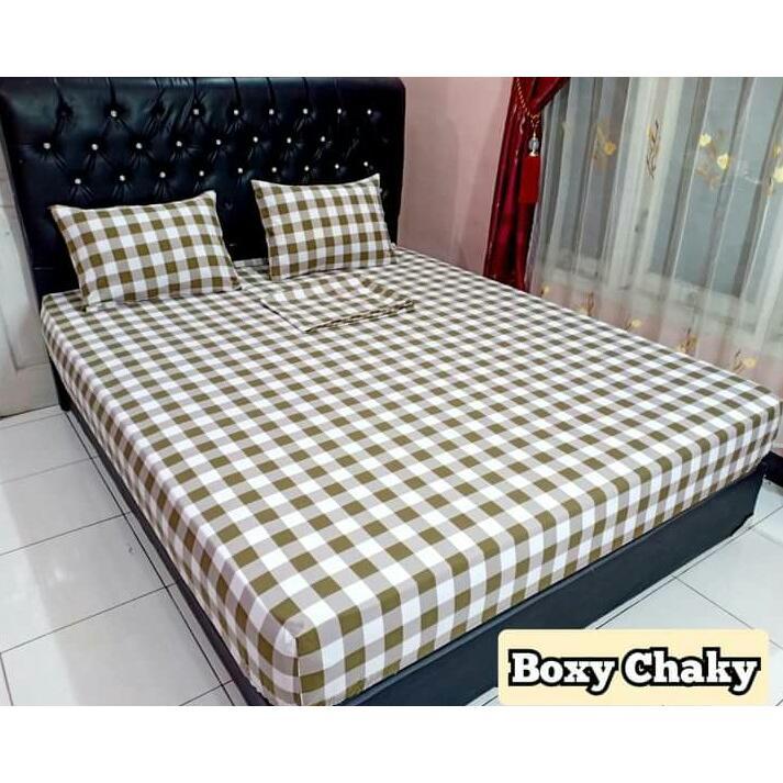 promo sprei aesthetic / sprei homemade kotak/ sprei kintakun kotak kotak / sprei kotak kotak ala korea / sprei kotak kotak aesthetic 180x200 5