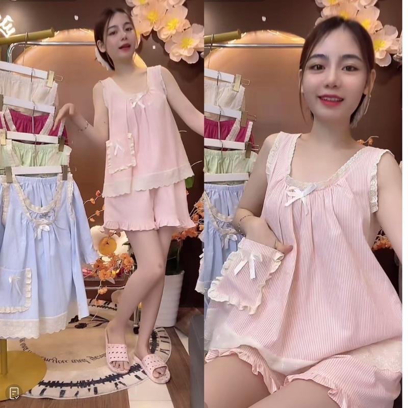 Bộ Quần Áo Nữ Tay Cộc Quần Đùi - Mã M53