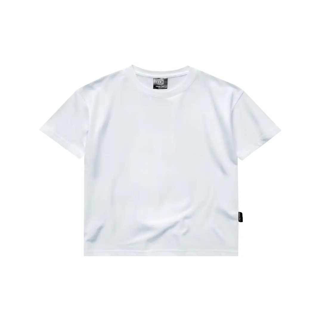 Fitted Tee Polos Putih Cotton 24s Premium – Clote.inc
