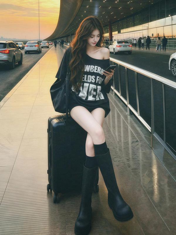 Top 1 bán chạy trên TikTok! Áo thun vai trễ oversize, vải linen thoáng mát, rộng rãi không xệ dáng, mặc giảm ngay 5kg trông thon gọn!