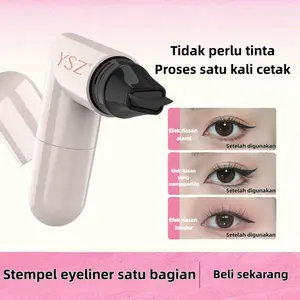 Eyeliner Stempel Tahan Air, Tahan Keringat, Tahan Lama, Anti Luntur 2-in-1 Alat Eyeliner Tahan Air dan Tahan Keringat