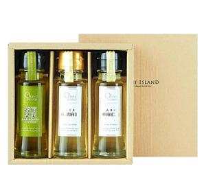 EXVオリーブオイルギフト 若摘果実・荏胡麻油・亜麻仁油 50ml 3本入りギフトセット / BOX入り 小豆島 オリーブオイル エキストラバージン 荏胡麻 亜麻仁 低温圧搾 オリーブアイランド olive island ギフト お中元 御中元