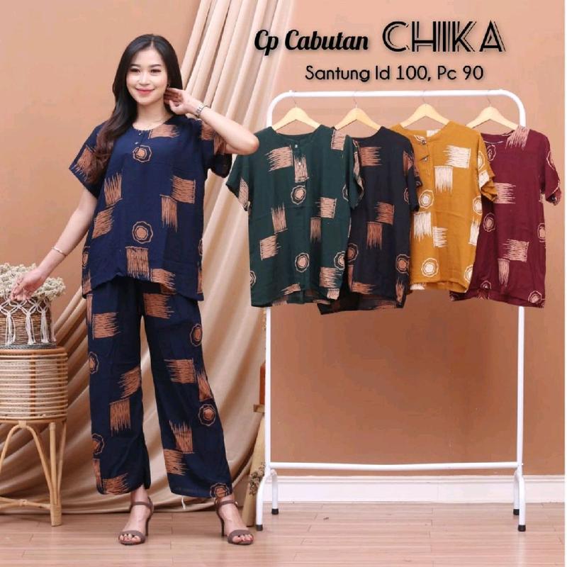 Setelan Daster Celana Panjang / Setelan Motif / Setelan Daster Wanita / Baju Tye Tye Setelan Baju Tidur / Baju Piyama  Terbaru Dari Arsyil Collection 2