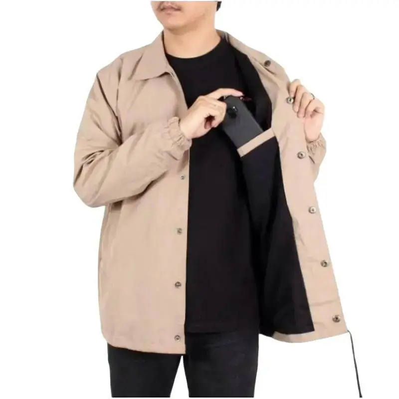 COACH JACKET POLOS SIZE S/M/L/XL/2XL/3XL/4XL Jaket Kancing 1