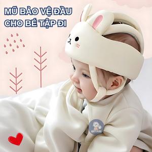 Mũ Bảo Vệ Đầu Cho Bé Tập Đi GutyKids Chống Va Đập 360° Cực Nhẹ Không Gây Khó Chịu An Toàn Tuyệt Đối Dành Cho Bé Yêu