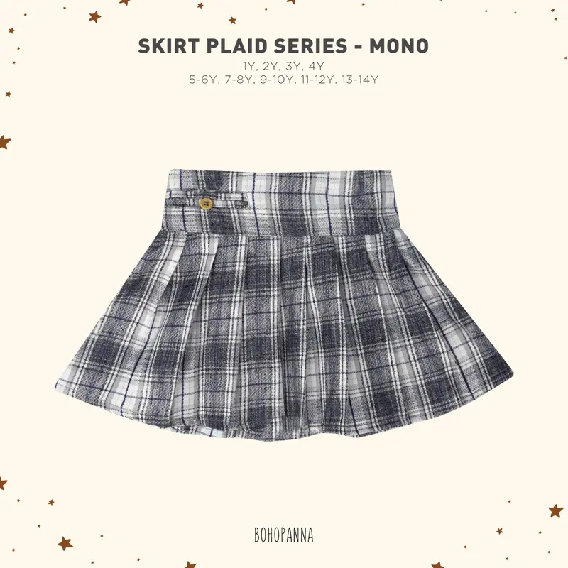 BOHOPANNA - SKIRT PLAID SERIES - ROK ANAK 4
