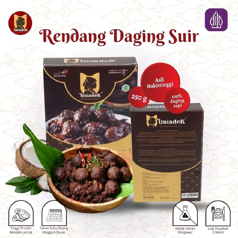 Uniadek Rendang tumbuk (250g) 0