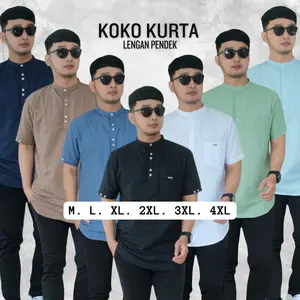 Baju Koko Kurta Lengan Pendek By Bolter X Stwn Shirt
