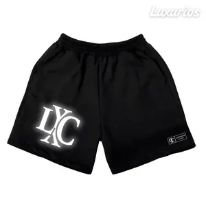 Luxurious - Boxer Reflektif Nyala LXC Hitam Boardshort | Celana Pendek