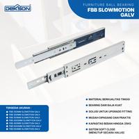Gambar DEKKSON Furniture Ball Bearing Rel Laci Dorong FBB DT45 Slowmotion GALV - 250MM dari Dekkson Official Shop Kota Administrasi Jakarta Barat 1 Tokopedia