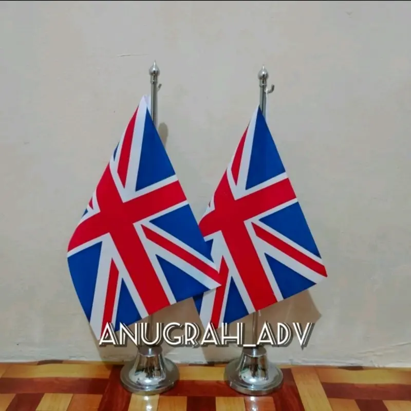bendera meja negara INGGRIS RAYA + tiang 1