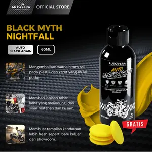 AUTOVERA - AUTO BLACKAGAIN 60ML FREE SPON APLIKATOR Penghitam Body Motor Permanen Anti Air Tagan Hingga 1 Tahun Membuat Tampilan Fresh Seperti Baru