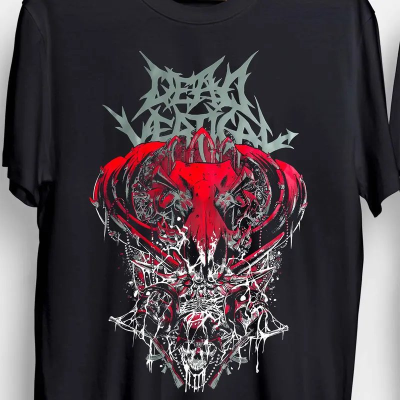 Kaos Band DEAD VERTICAL - SOLDIER FROM HELL / Tshirt Premium Musik Rock Metal UNISEX Combed Nyaman Baju Pria Distro Lembut Custom 1