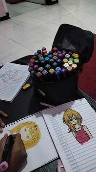 Product Review of KP172 - SPIDOL WARNA WARNI SKETSA SPIDOL UMUM 1 SET SKETCH MARKER 2 TIP TOUCH MARKER SPIDOL ANAK 48 60 80 WARNA from M**, R**. o**⚓ 2