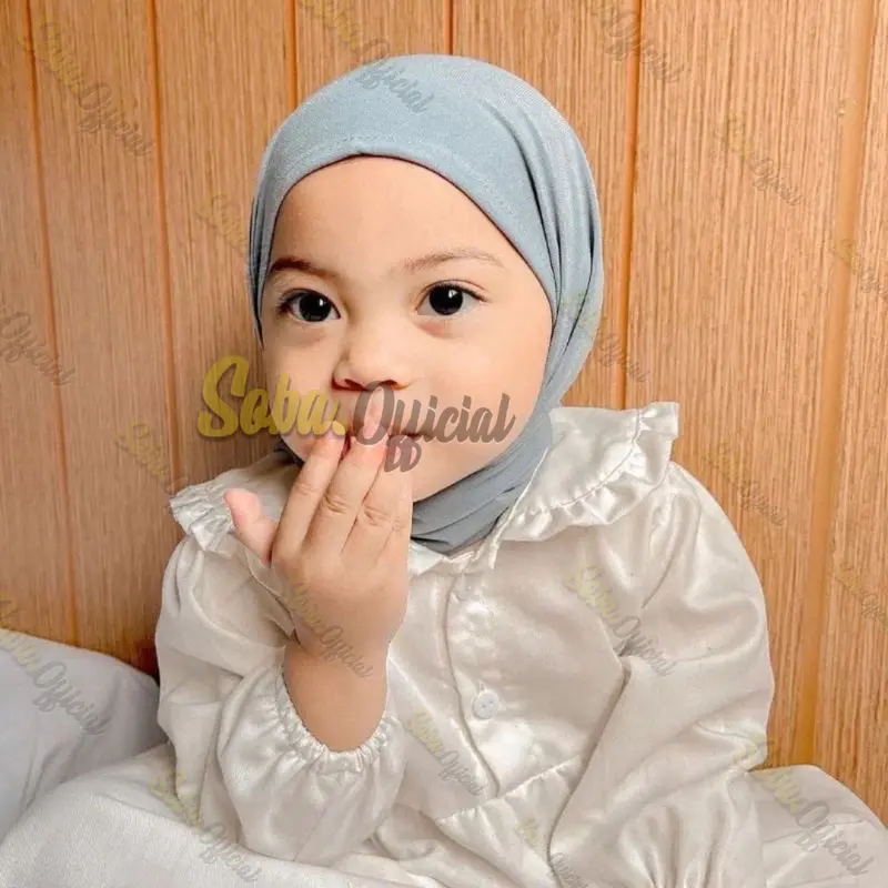 SOBAA HIJAB - Jilbab Segitiga Instan Anak Spandex Jersey Premium Umur 0-4 Tahun 1