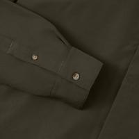 Gambar Kemeja - Escargot Long Sleeve Shirt Hidden Button - Olive Red dari Tenue de Attire Kota Administrasi Jakarta Selatan 5 Tokopedia