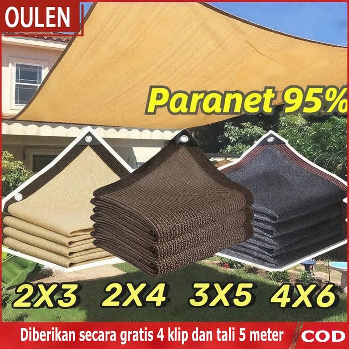 Jual PROMO! Paranet 95% Lebar 2/3/4 Meter Shading Net Nylon Anti Panas ...