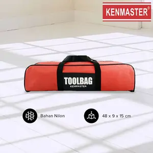 Kenmaster Toolbag Tool Bag Tas Tempat Perkakas / Tas Kunci Motor Mobil Merah XL