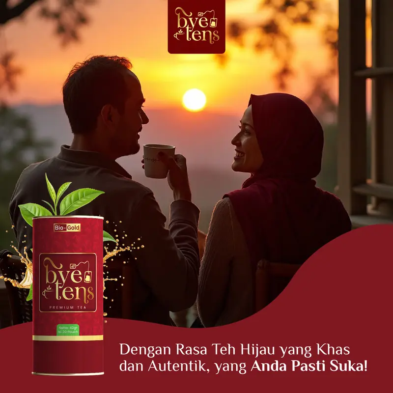 Bye Tens - Bundling 2 Kaleng Minuman Teh Herbal Rempah Tradisional Teh Hijau, Mengkudu, Seledri untuk Darah Tinggi 8