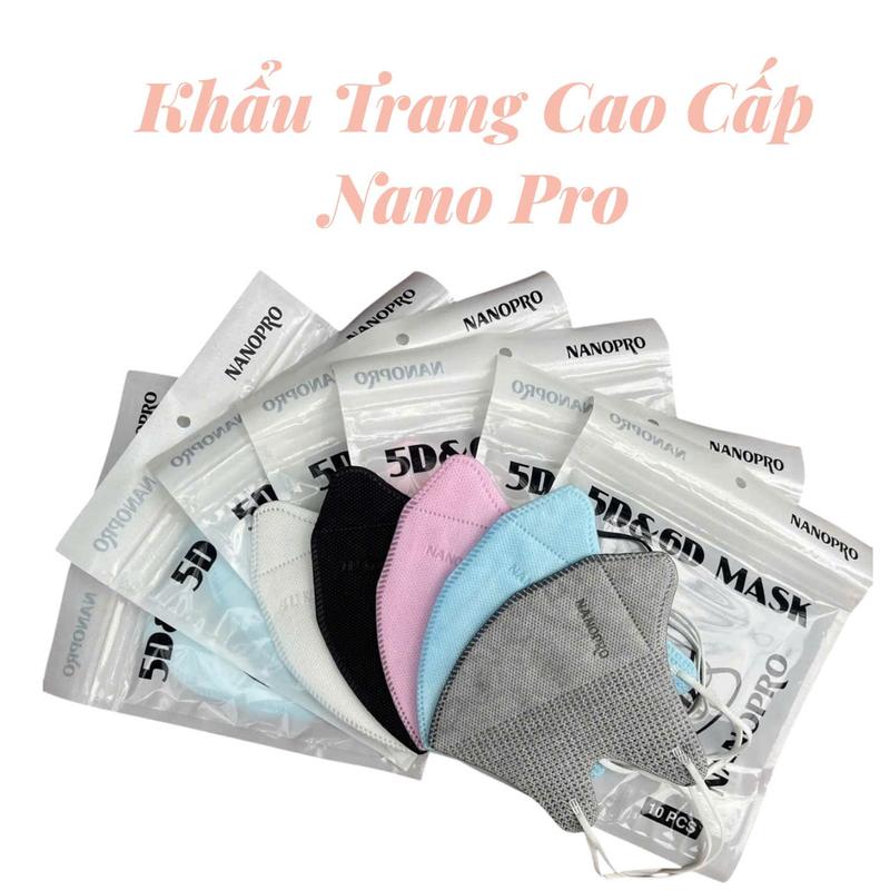  Sỉ 200 Cái 5D + Tặng 50 Cái Khẩu Trang 6D Túi Zip Cao Cấp Nano Pro Juli Mask Co Lớp Meltblown Kháng Khuẩn Kháng Bụi Mịn Siêu Ôm Mặt khau  trang Nam Kiềng 