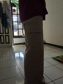 Product Review of Celana Kulot Cargo Highwaist Wanita Kekinian Zyta Full Karet ada Tali Serut Twill Combad from m** D** 1