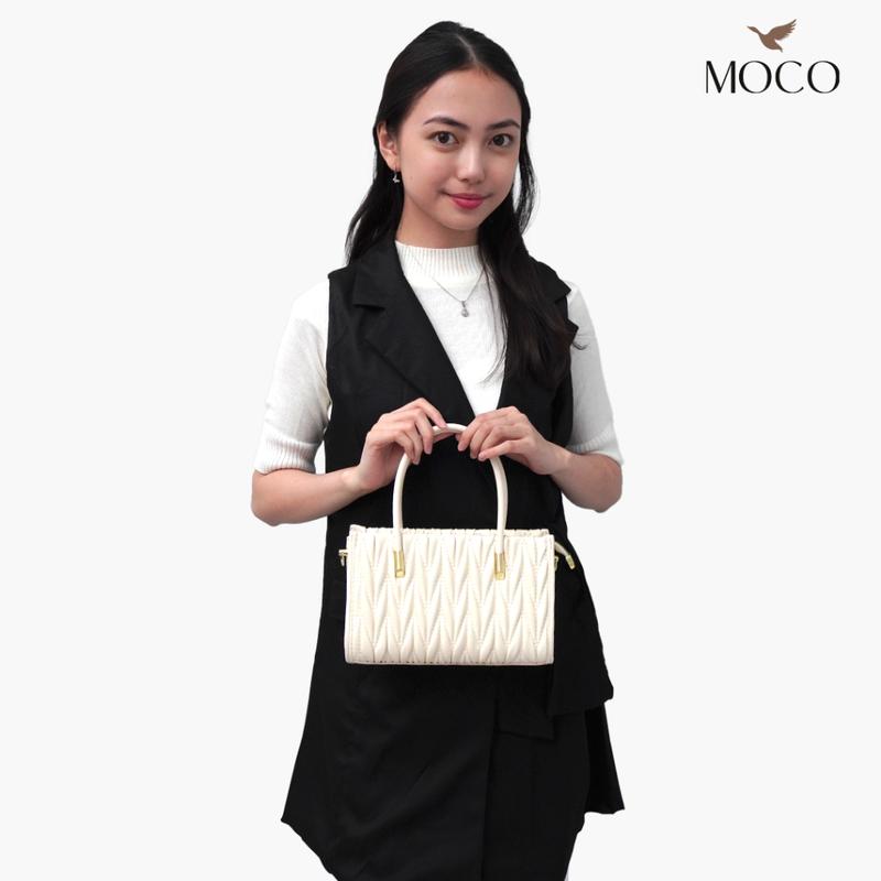 Product Introduction of MOCO Fashion Tas Selempang Wanita Hand Bag Tekstur Timbul Zigzag 2819 3