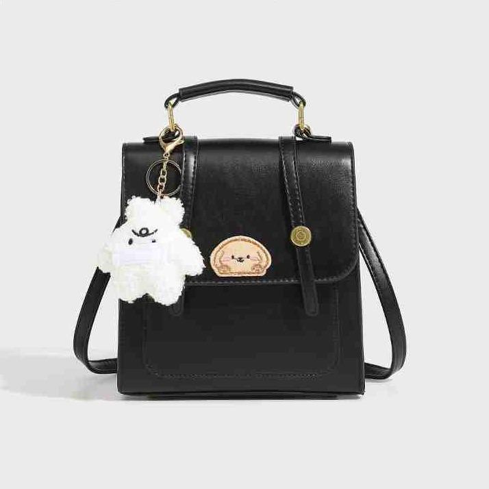 Ransel Remaja Gaya Korea Fashion Ransel Kanvas Kasual Ransel Wanita backpack laptop Ransel Laptop Sekolah 3