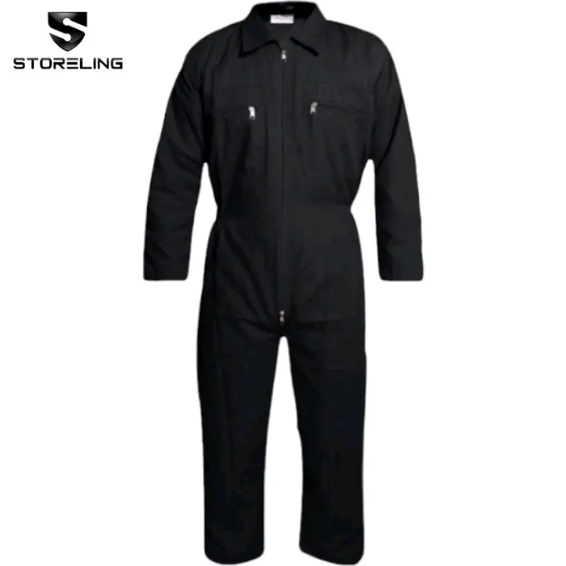 Wearpack Safety Polos - Celana Wearpack Bengkel Pria Kerja, Navy, M - Abu, Hijau Kerja Panjang Baju Seragam 2