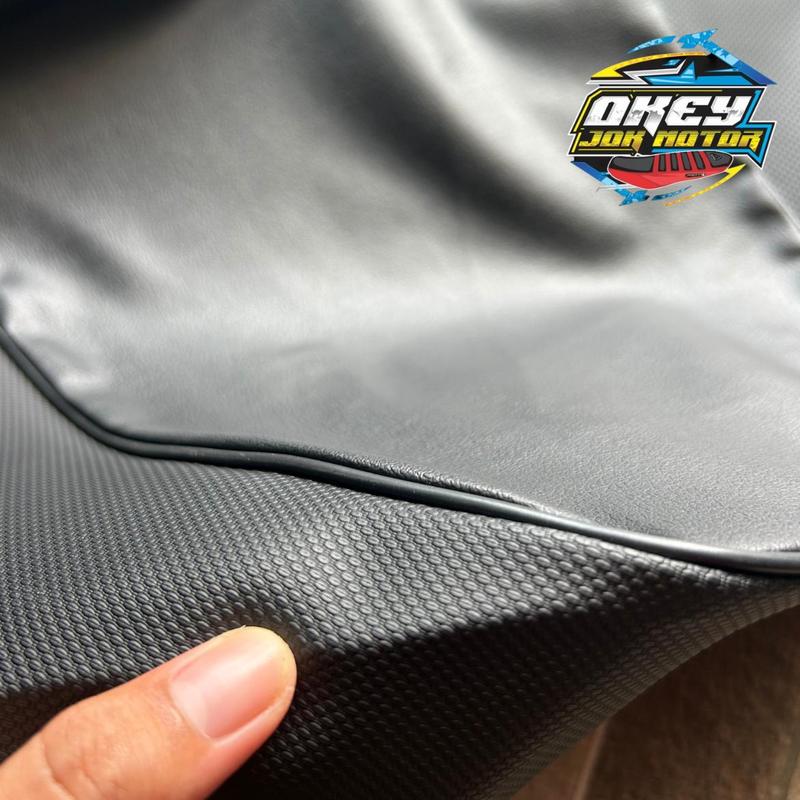 kulit jok motor honda supra x 125 (tersedia 2 jenis varian bahan) 5
