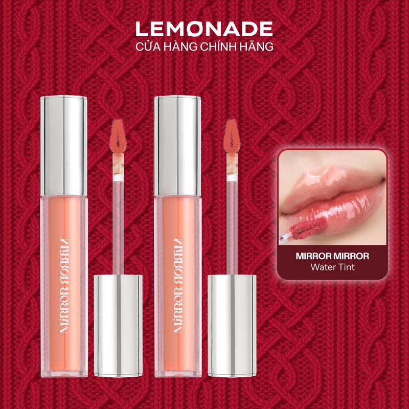 Combo 02 Son tint bóng Lemonade Mirror Mirror Water 4g