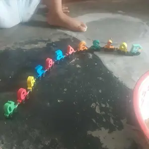 Mainan Kereta Api Magnet Susun Angka / Magnetic Numeric Train