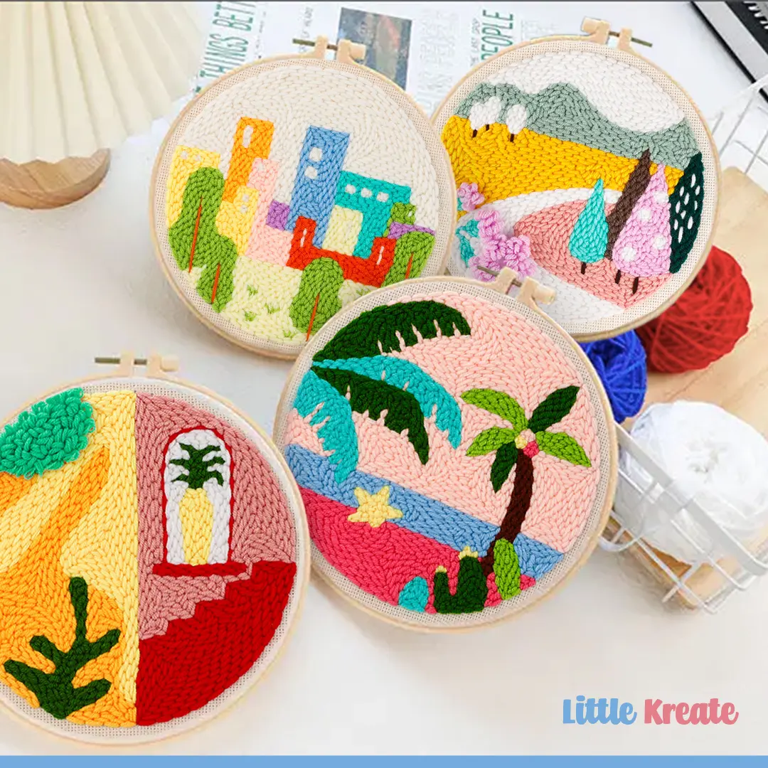 BigPunch#02 (91-135) - DIY Punch Needle Embroidery Set / Paket Menyulam